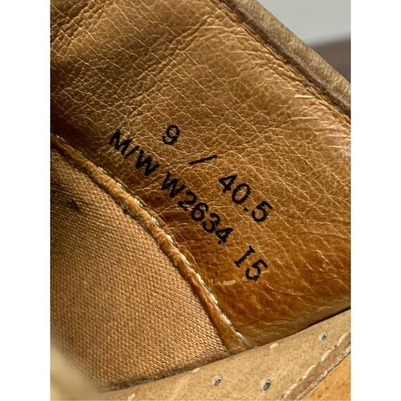 Born Shoes W2634 Genuine Leather Wedge Closed Toe Slip-On Clog Shoes Size 9 - Picture 10 of 11